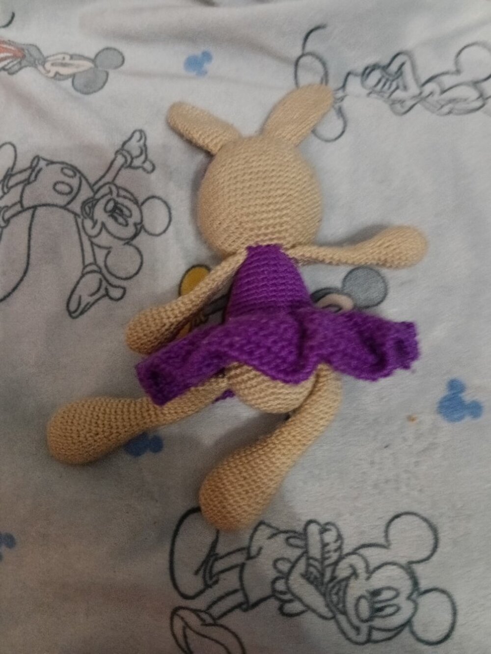 Crocheted Girl Rabbit - Picture 6 of 6